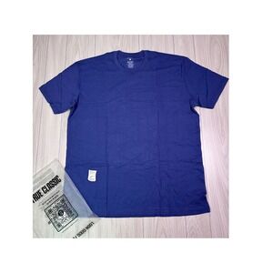 True Classic Mens Marine Blue Crew Neck Short Sleeve Tee 2XL NEW